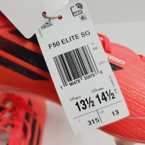 NEW Adidas F50 Elite SG Vivid Horizon Pack Soccer Cleats IF1296 Size 13.5 main image 5